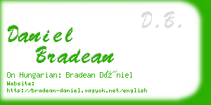 daniel bradean business card